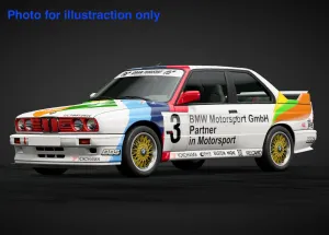 1/10 Lexan Clear RC Car Body Shell for BMW E30 M3 190mm
