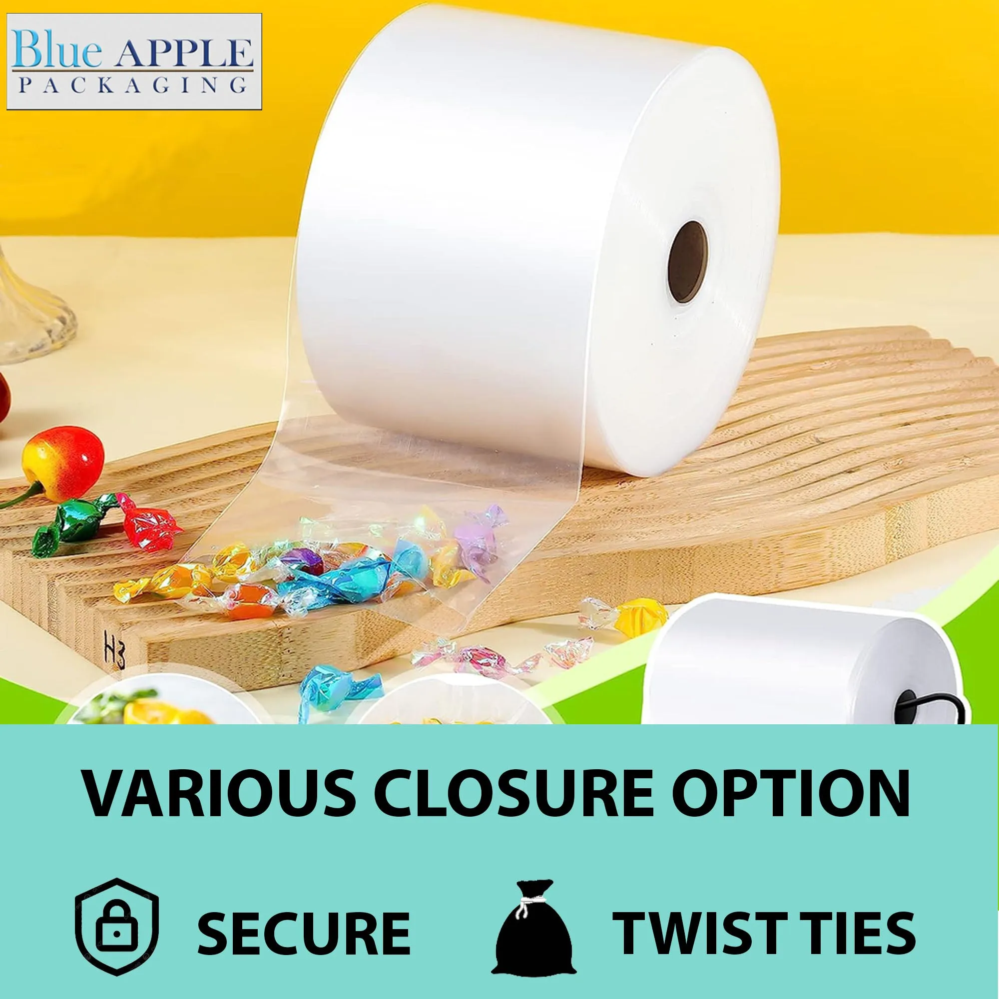 14 inch x 2150ft Poly Tubing Roll 2 Mil LDPE Low Density