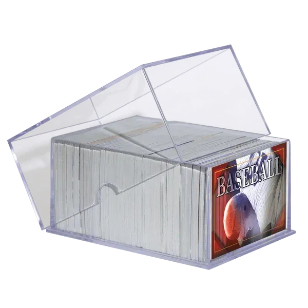 2-Piece Clear 250 Card Storage Box