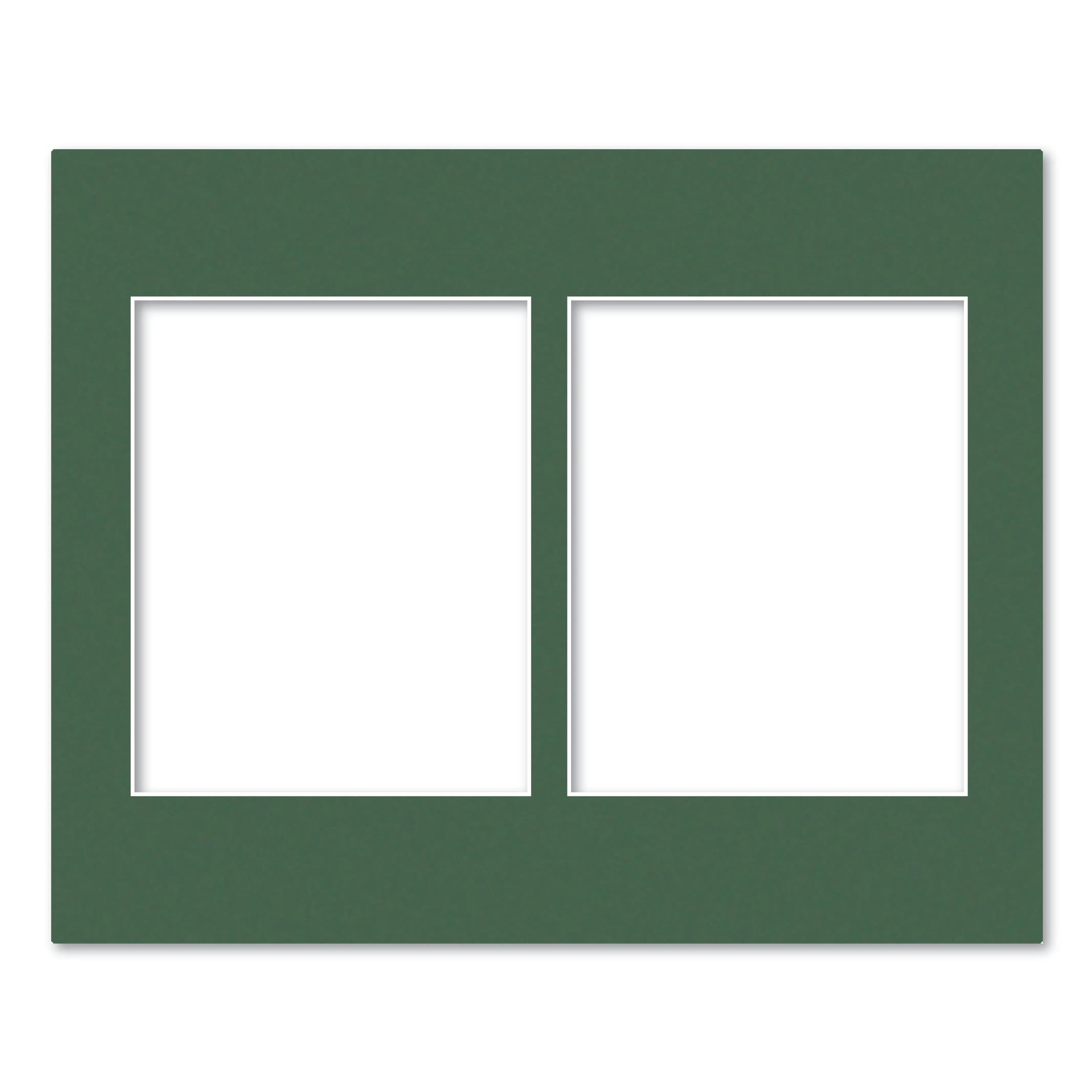 2 Window (8x10in) Collage Photo Mat Board