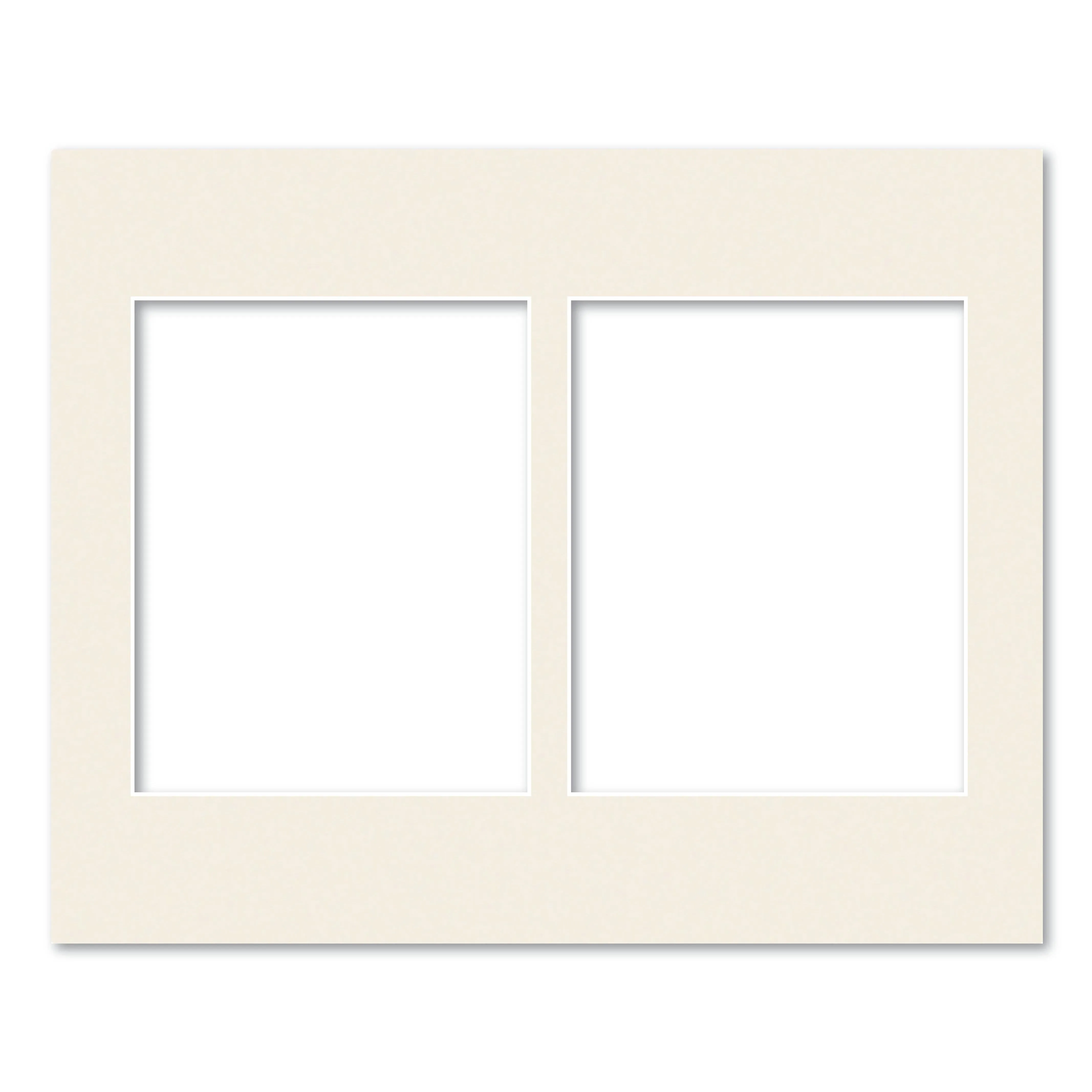 2 Window (8x10in) Collage Photo Mat Board