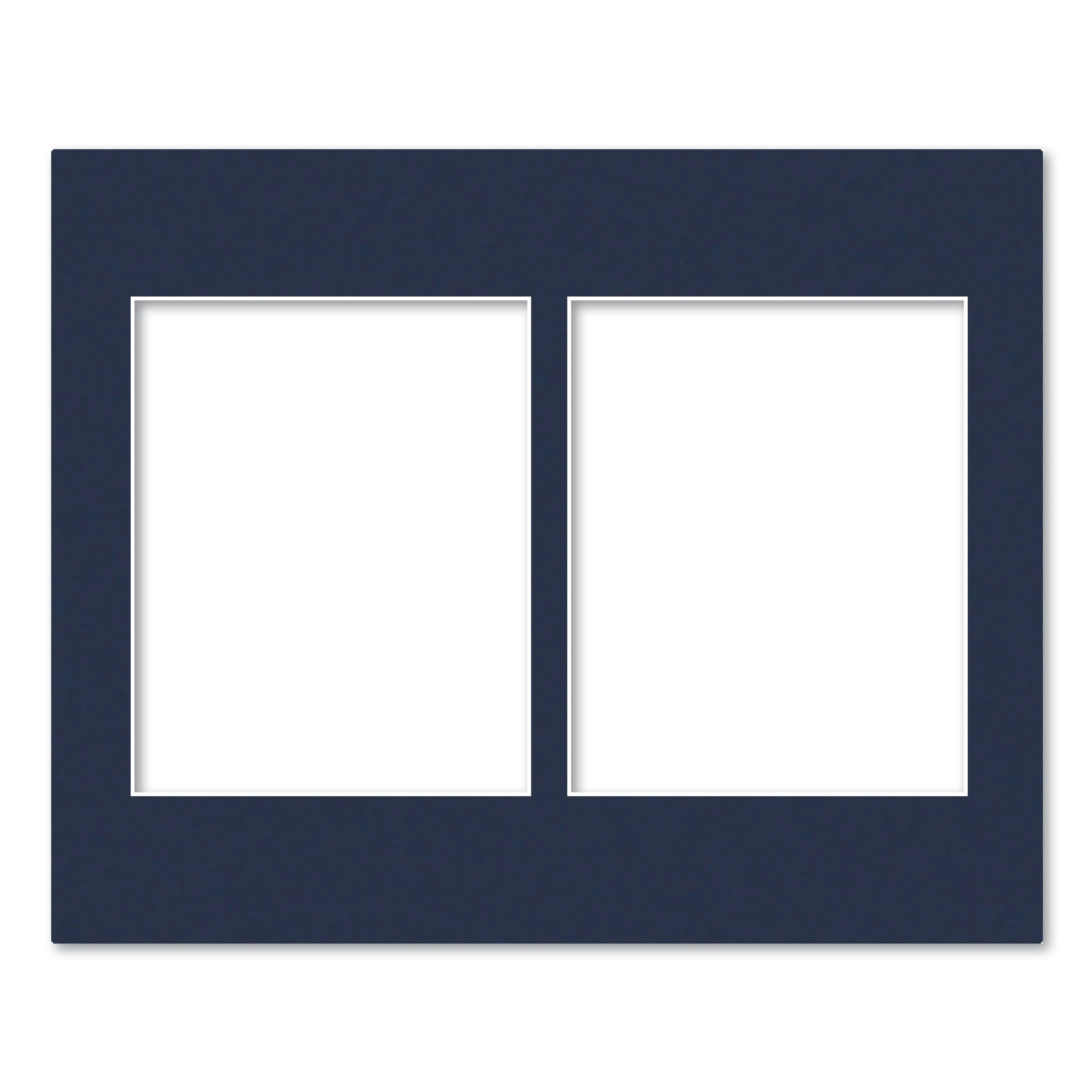 2 Window (8x10in) Collage Photo Mat Board