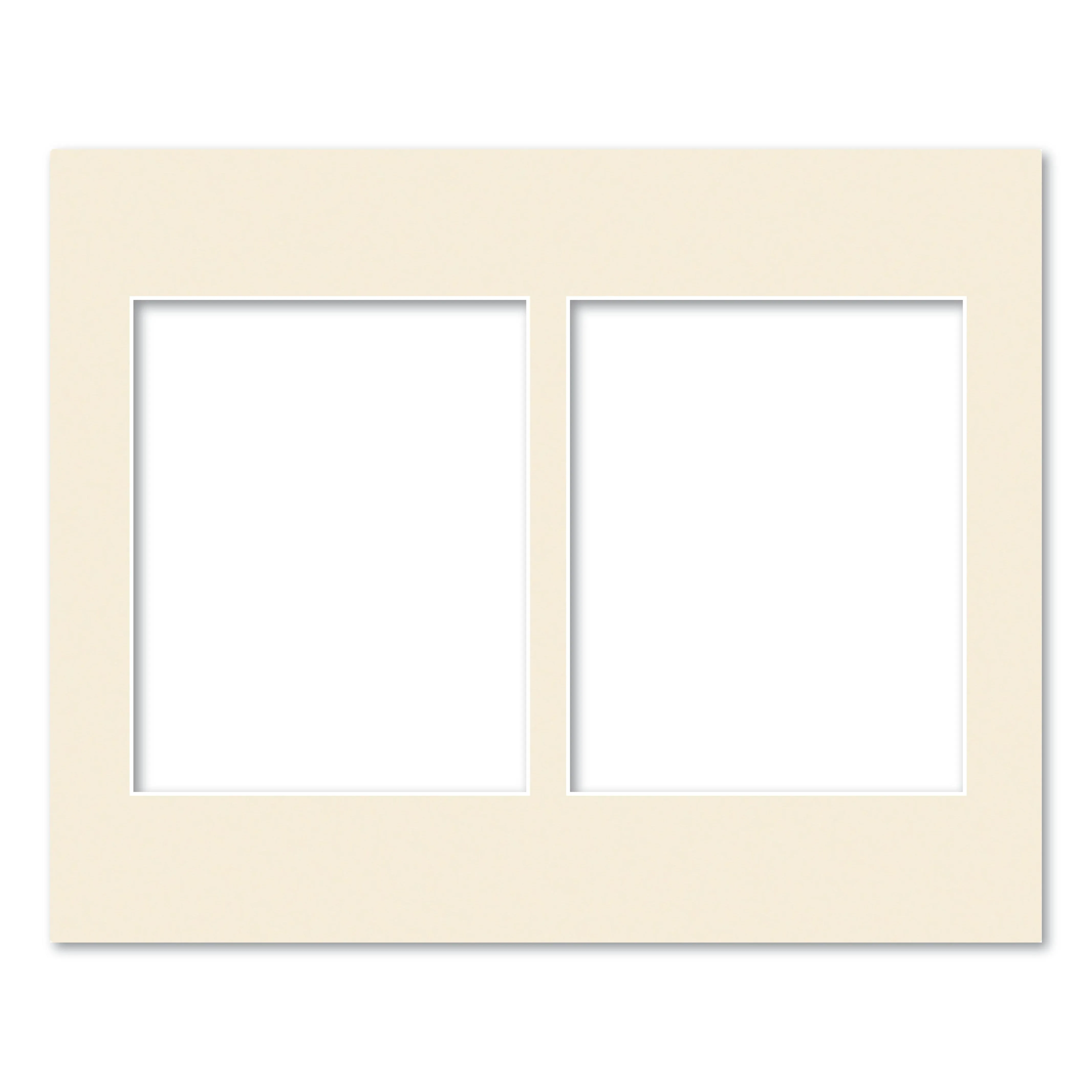 2 Window (8x10in) Collage Photo Mat Board