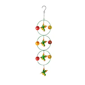 23"H Twirler, 3-Tiered Orbit, Hummingbird,6.3"x0.98"x23.2"inches