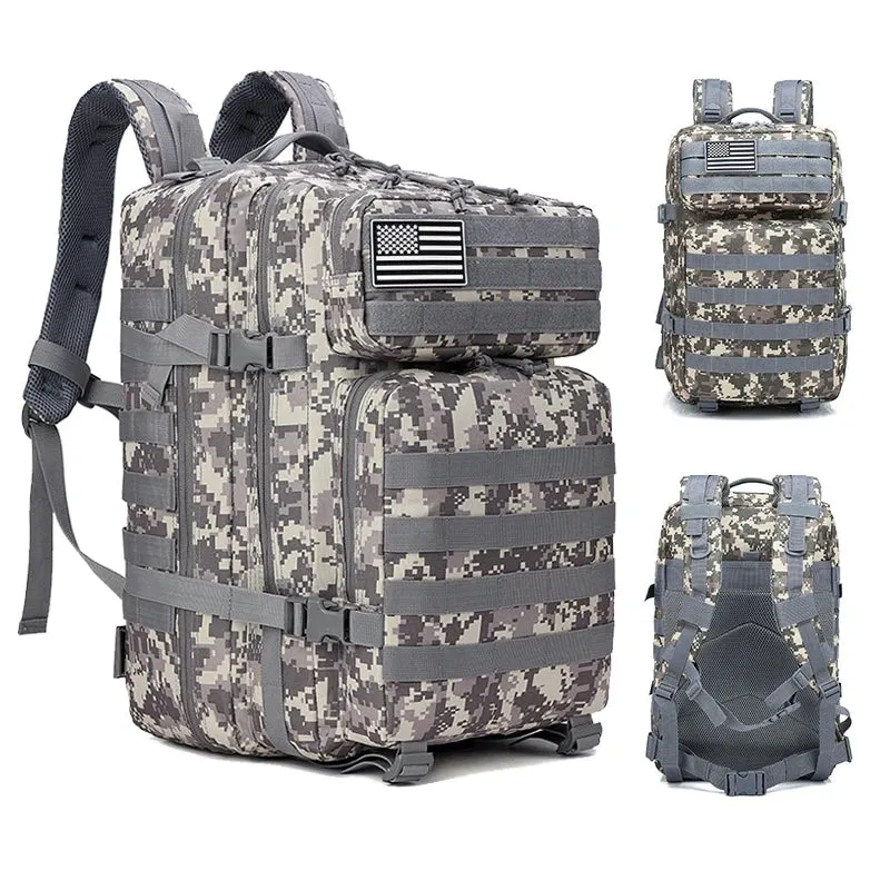 45L Tactical Backpack – Waterproof & Durable