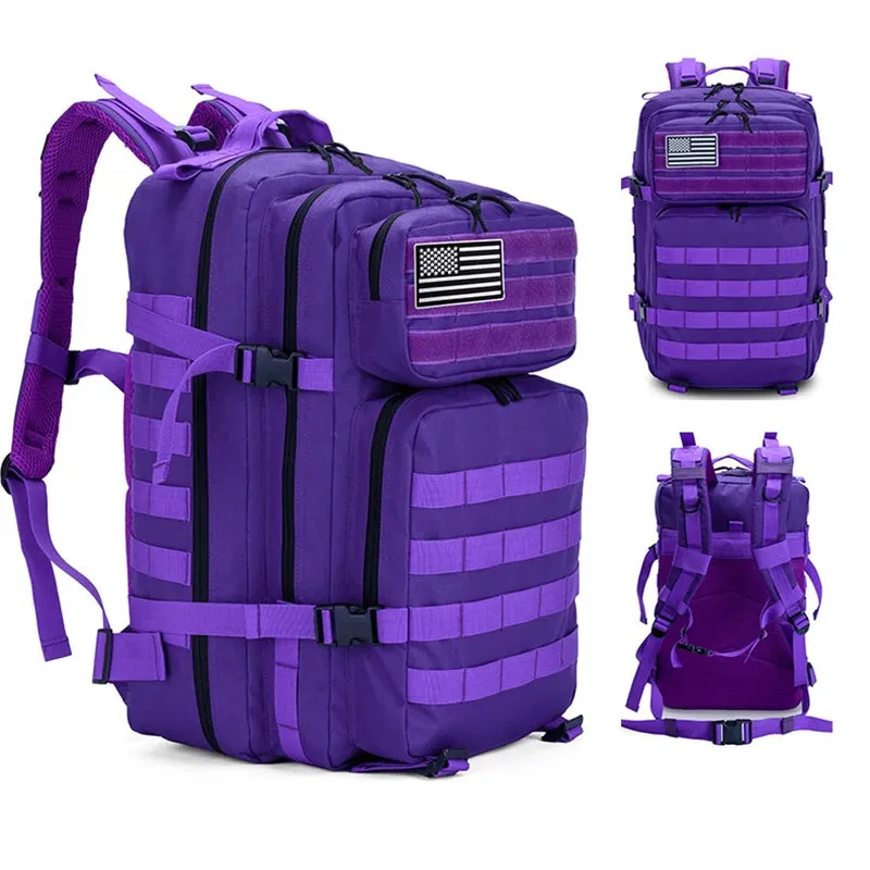45L Tactical Backpack – Waterproof & Durable