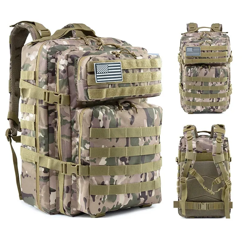 45L Tactical Backpack – Waterproof & Durable