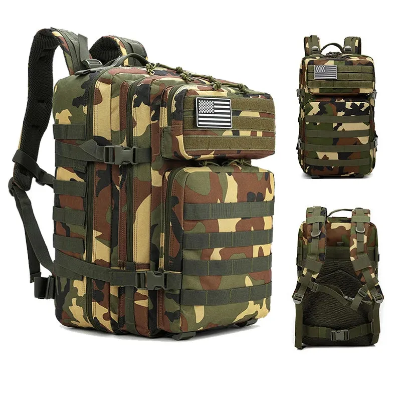 45L Tactical Backpack – Waterproof & Durable
