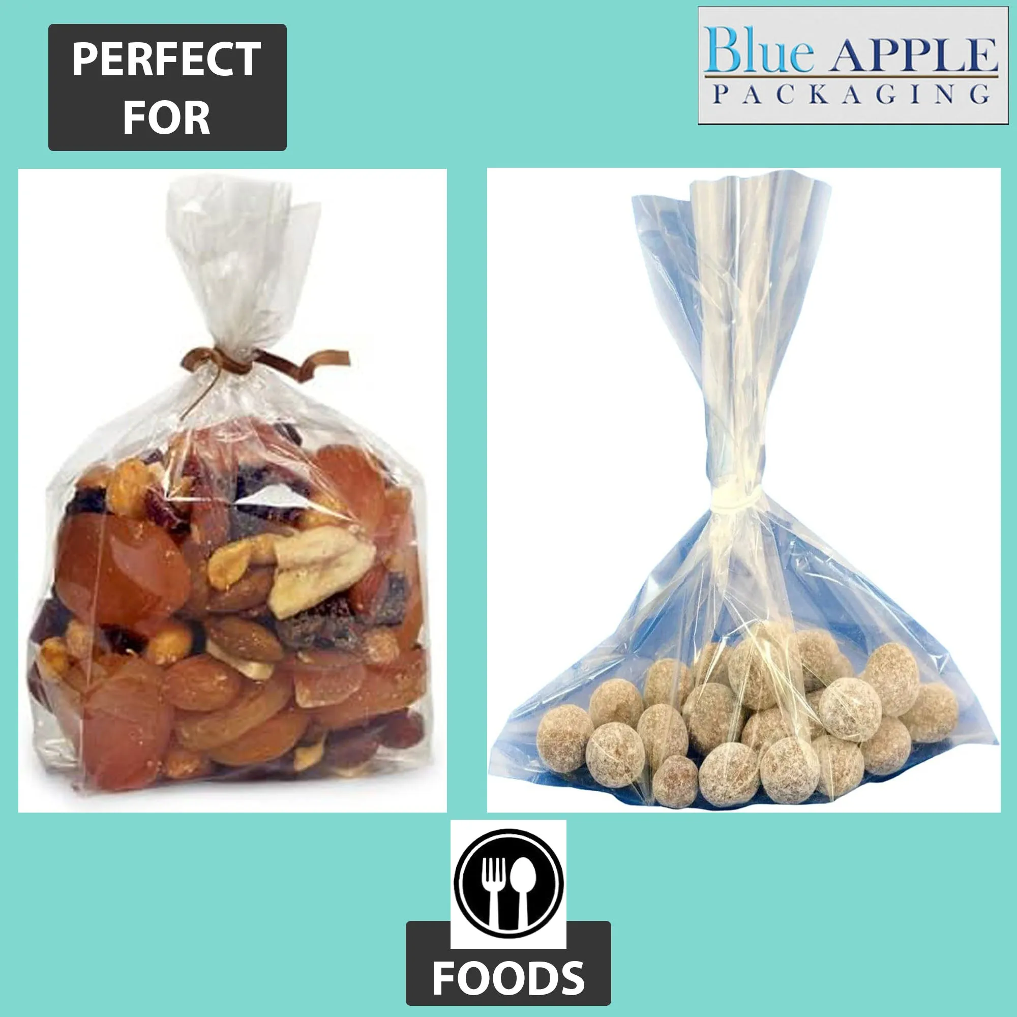 6.75X10.75 inches Polypropylene Bags 1.5 Mil Clear Flat
