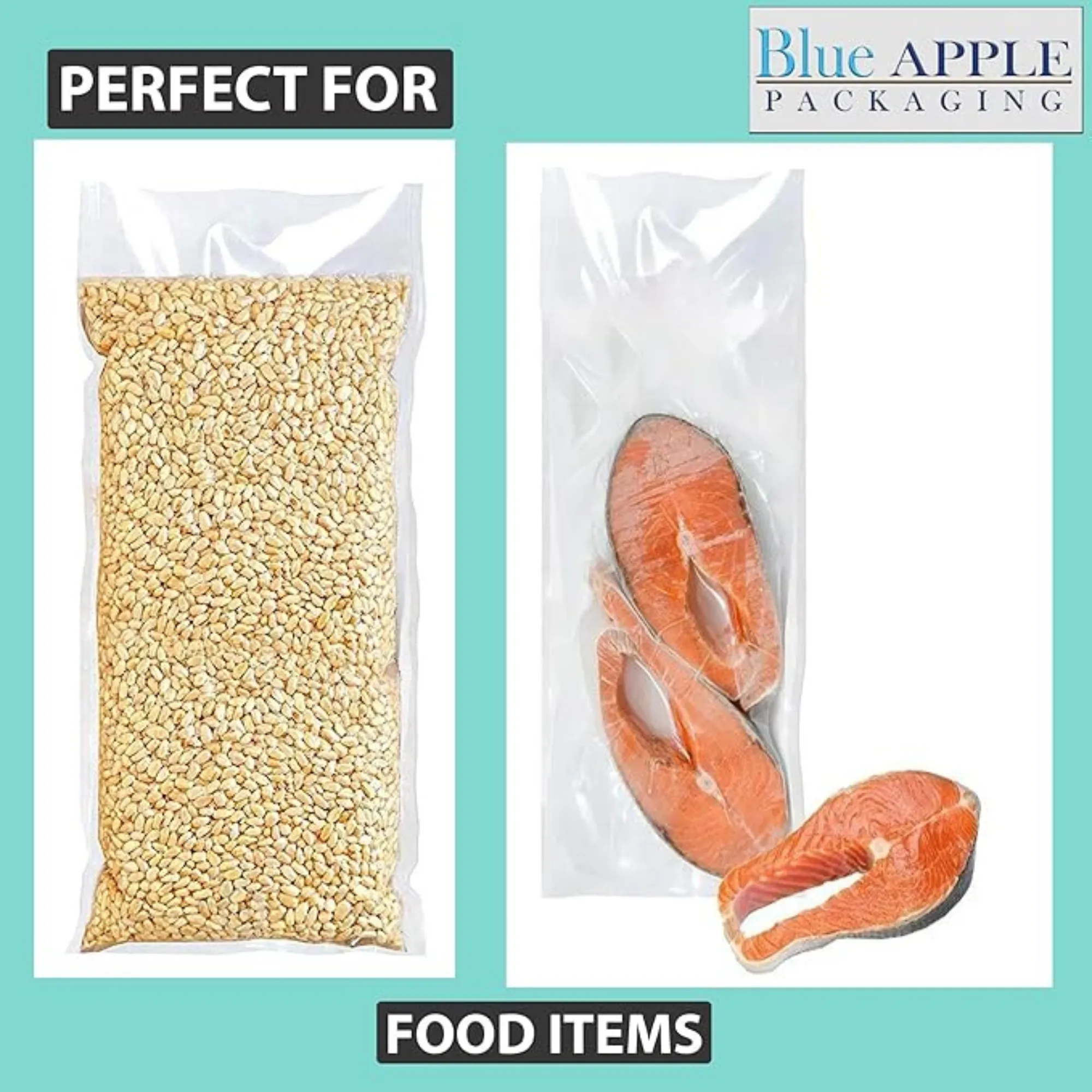 8X10 inches Vacuum Pouches Laminated 3 Mil Poly-Nylon (PN)