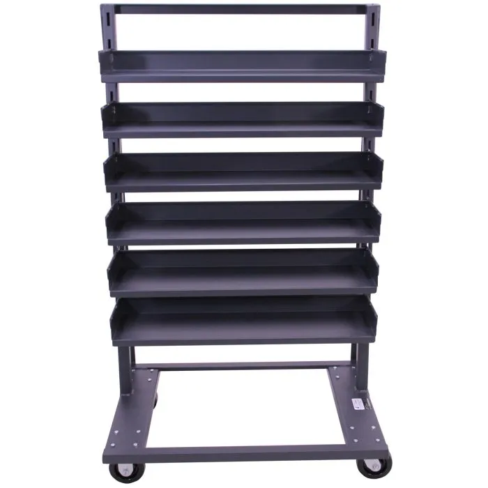 A-Frame Cart | Heavy Duty | Single-sided | 6 Trays | Valley Craft