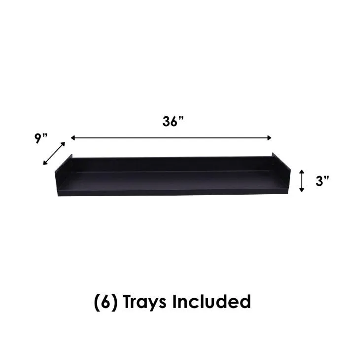 A-Frame Cart | Heavy Duty | Single-sided | 6 Trays | Valley Craft