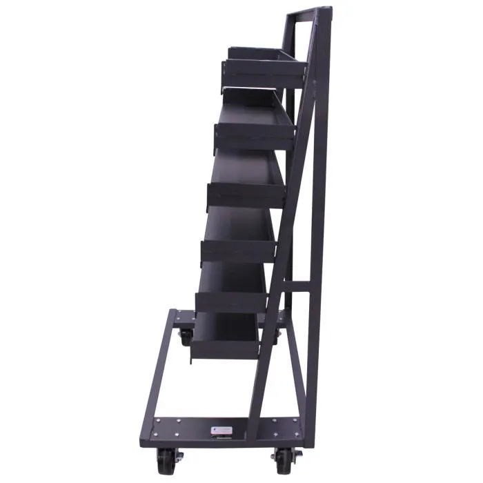 A-Frame Cart | Heavy Duty | Single-sided | 6 Trays | Valley Craft