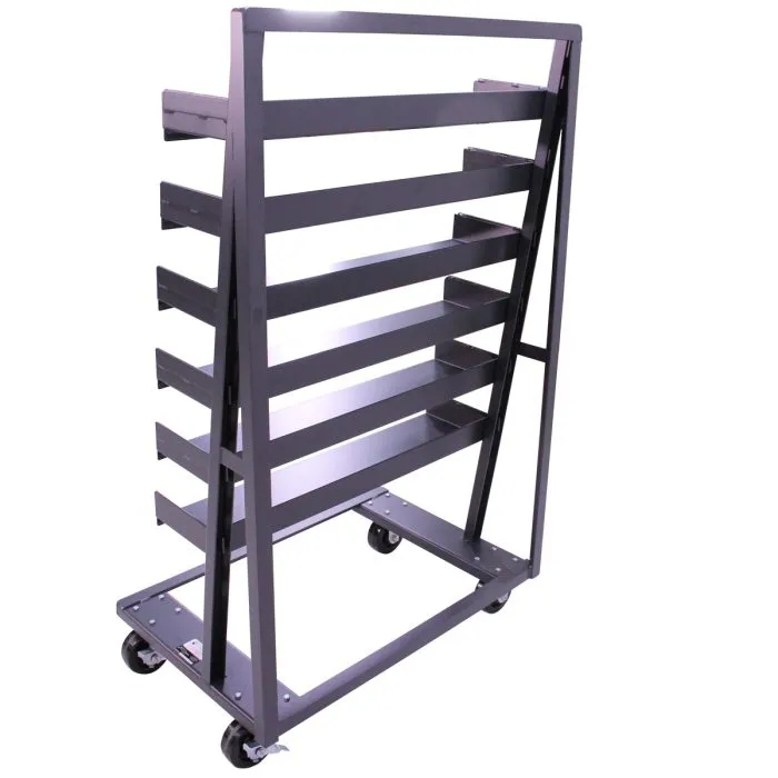 A-Frame Cart | Heavy Duty | Single-sided | 6 Trays | Valley Craft