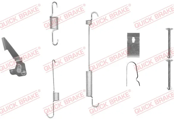 Accessory Kit Brake Shoe 637 Shoe Right Hyundai Getz,I10 (105-0846X-1R)