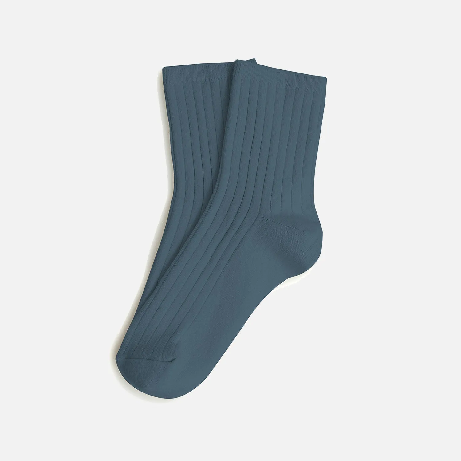 Adult’s Cotton Short Socks - Ash Blue