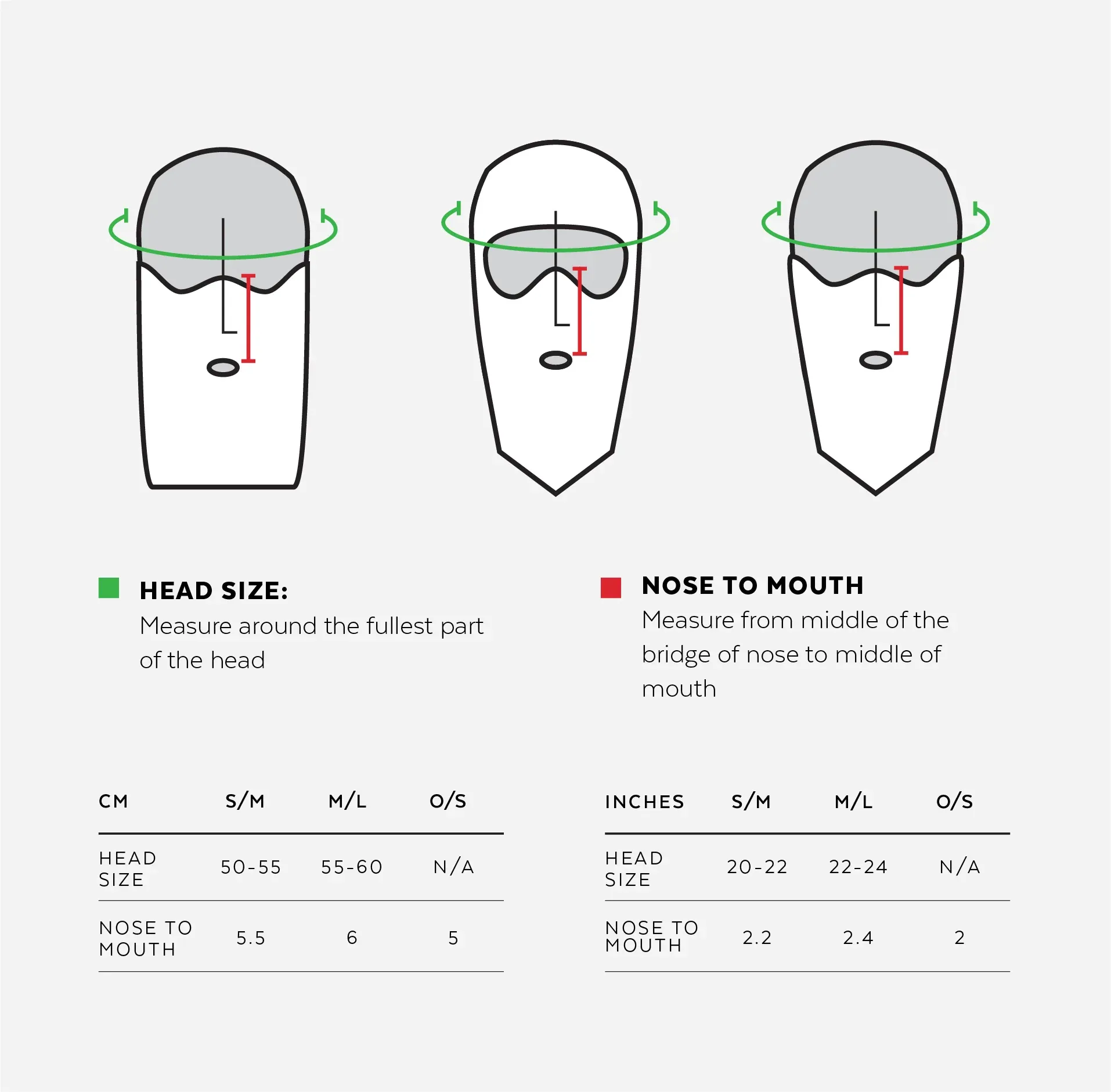 Airhole Standard 10K Softshell Facemask - Heather Grey
