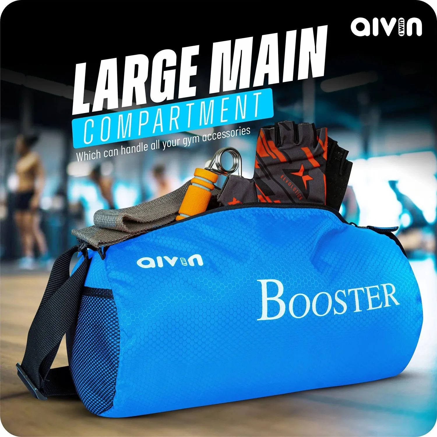 Aivin  Booster Basic Duffel Bags - Sky Blue