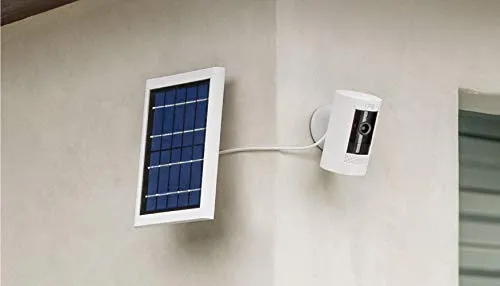 All-new Ring Stick Up Cam Solar HD security camera with two-way talk, Works with Alexa
