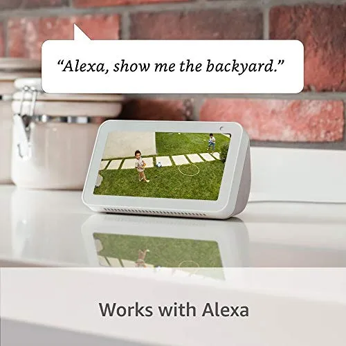 All-new Ring Stick Up Cam Solar HD security camera with two-way talk, Works with Alexa