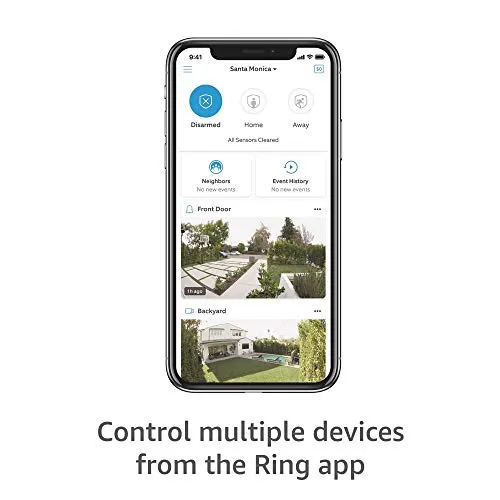 All-new Ring Stick Up Cam Solar HD security camera with two-way talk, Works with Alexa