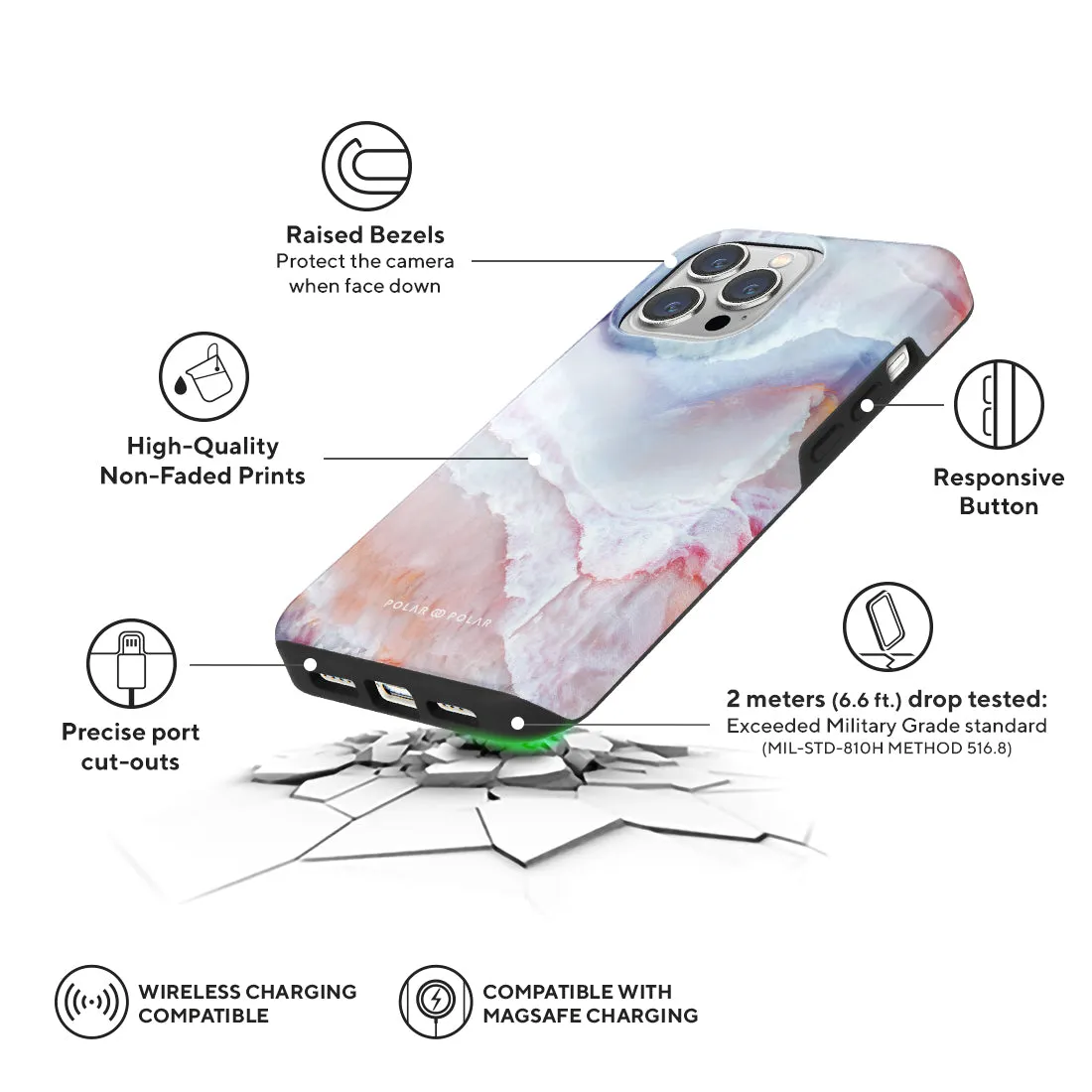 Almond Coast - iPhone 13 Pro Case