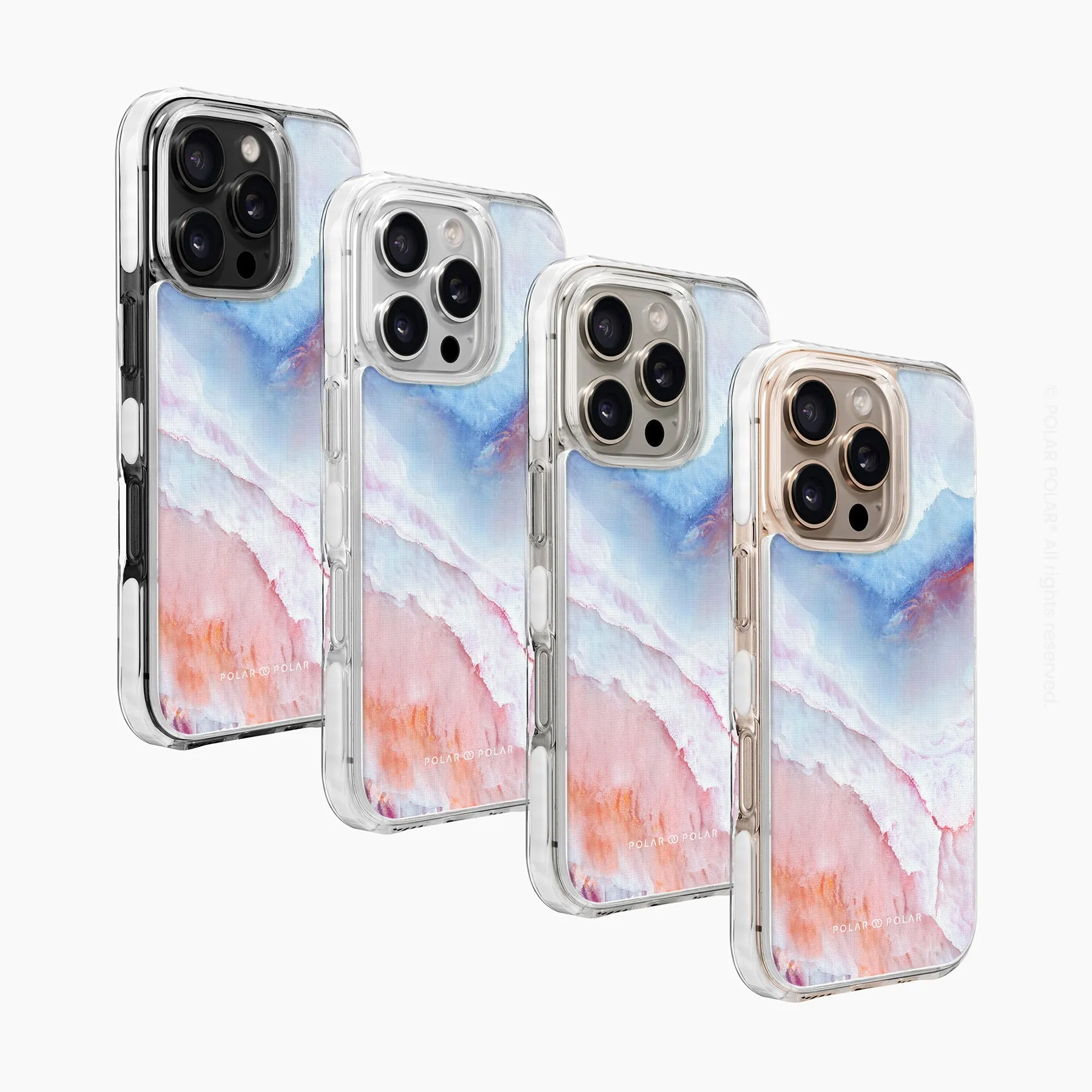 Almond Coast - iPhone 16 Pro Clear Bumper MagSafe Case