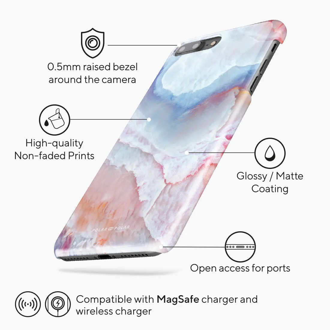 Almond Coast - iPhone 8 Plus/7 Plus Case