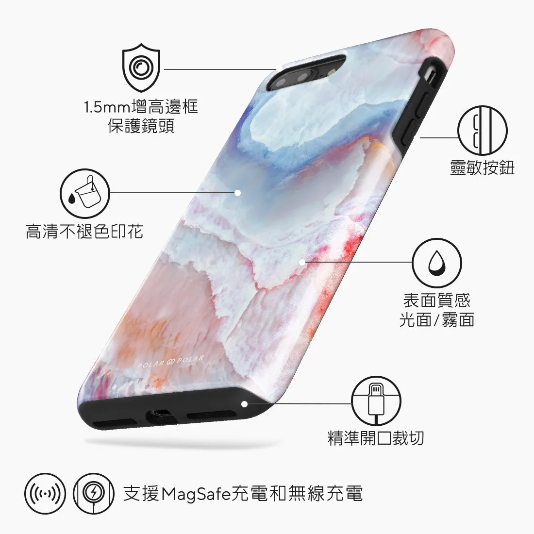 Almond Coast - iPhone 8 Plus/7 Plus Case