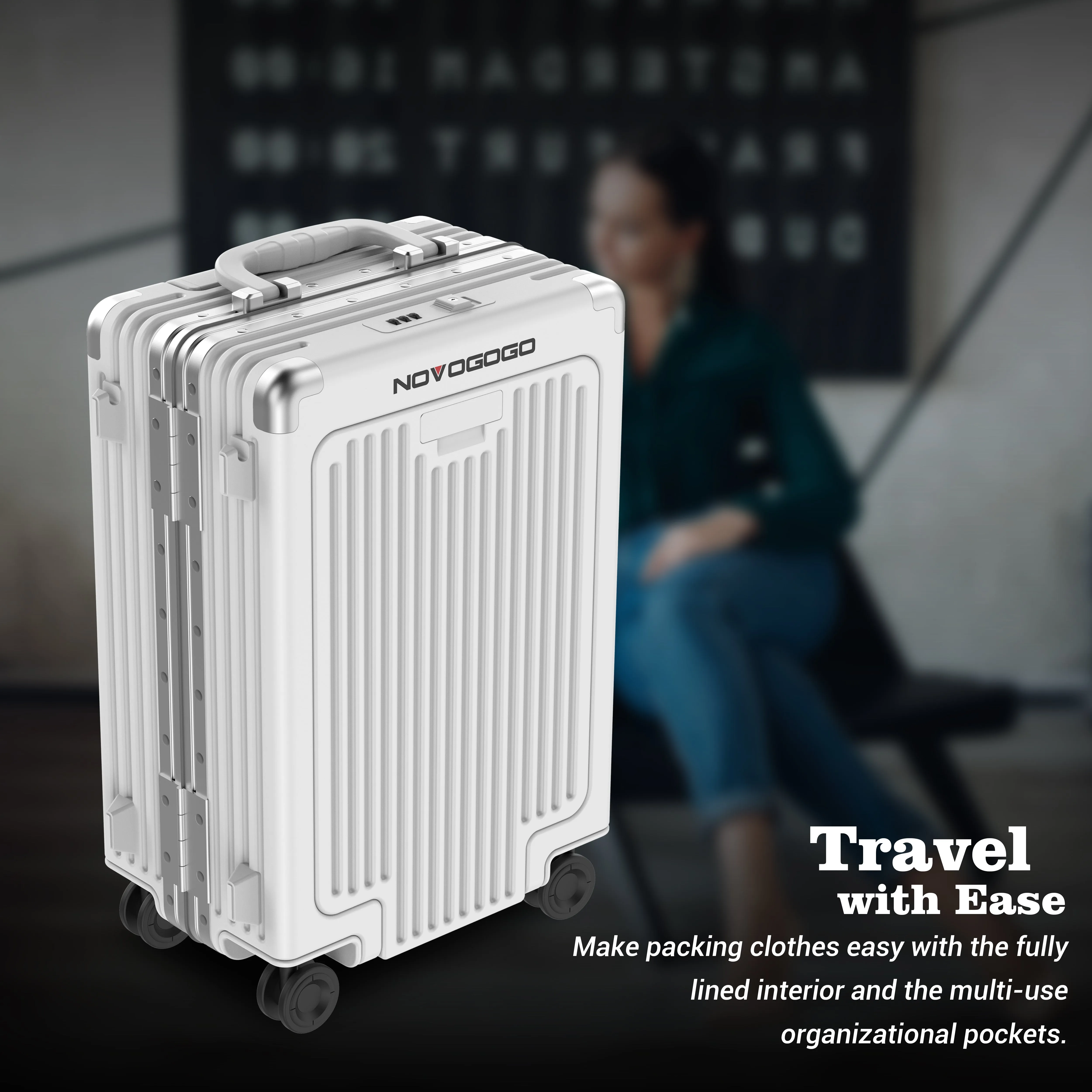 Alumina Carry On Luggage Spinner