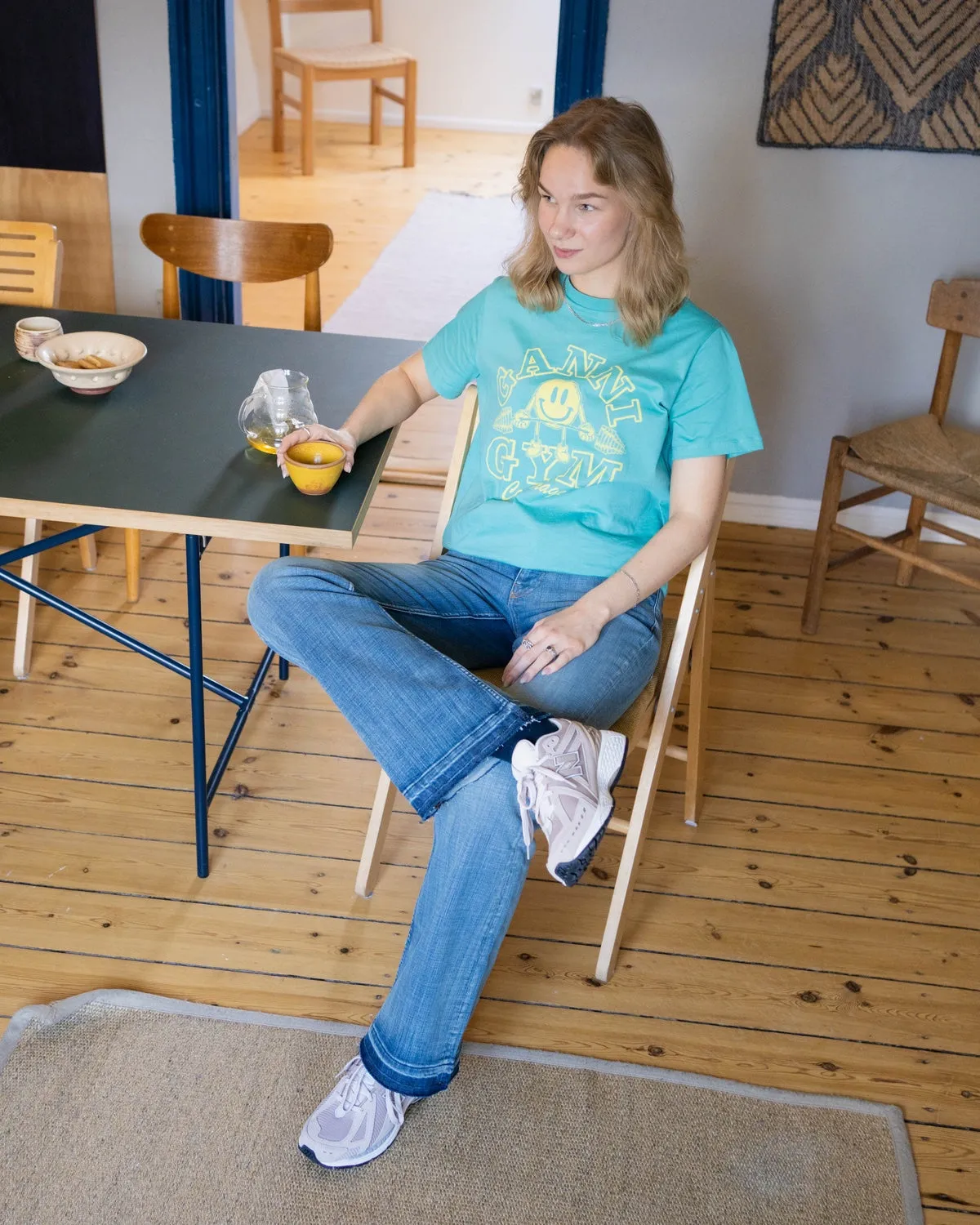 Anna Vilma - Basics jersey gym relaxed t-shirt