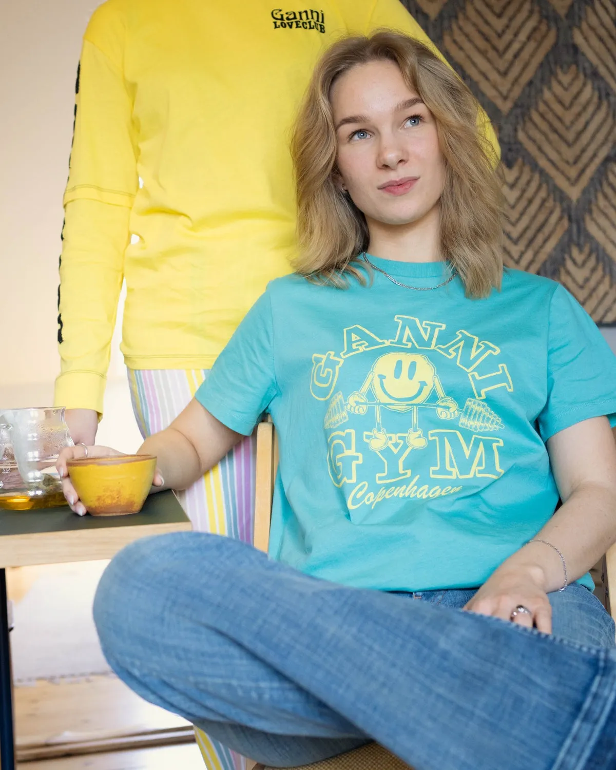 Anna Vilma - Basics jersey gym relaxed t-shirt
