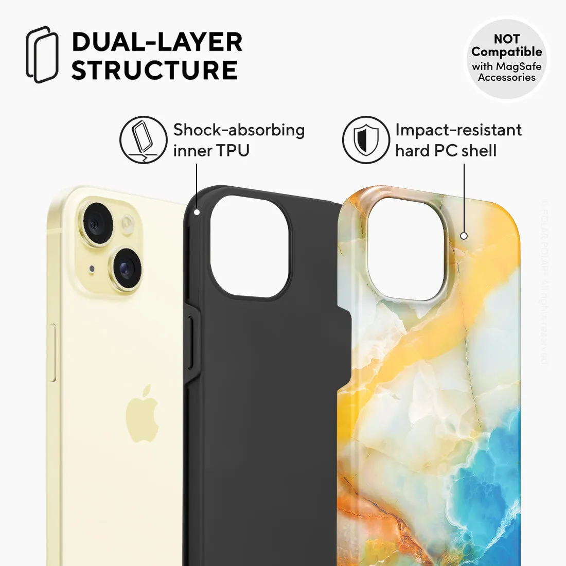 Aqua Sunlight - iPhone 15 Case