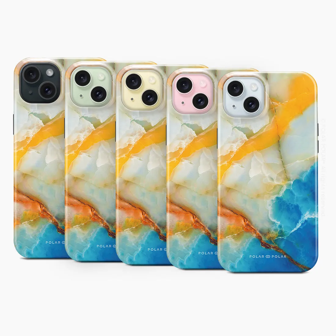 Aqua Sunlight - iPhone 15 Case
