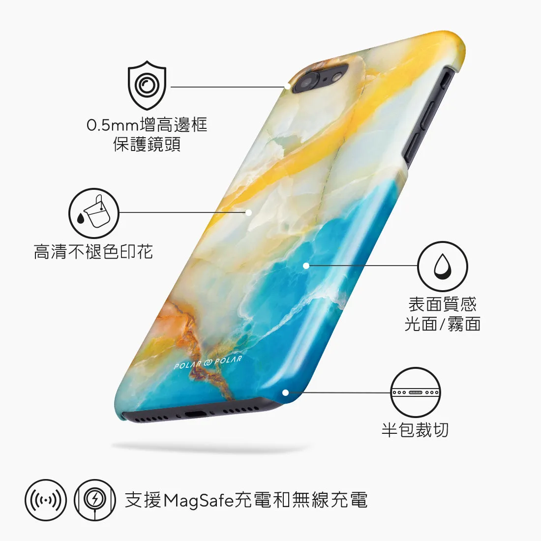 Aqua Sunlight - iPhone SE3 / SE2 / 8 / 7 Case