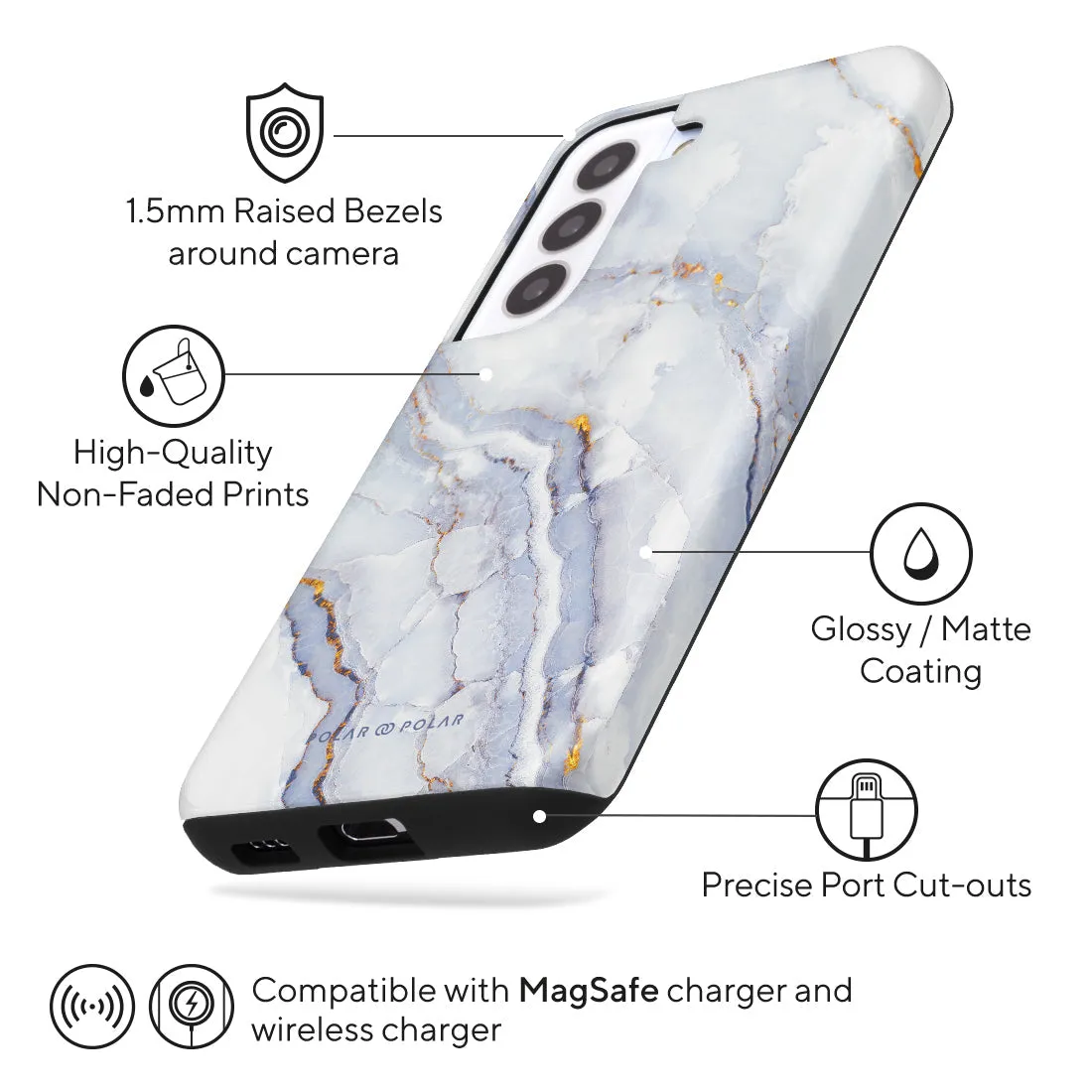 Arctic Ocean Custom - Samsung Galaxy S22 5G Case