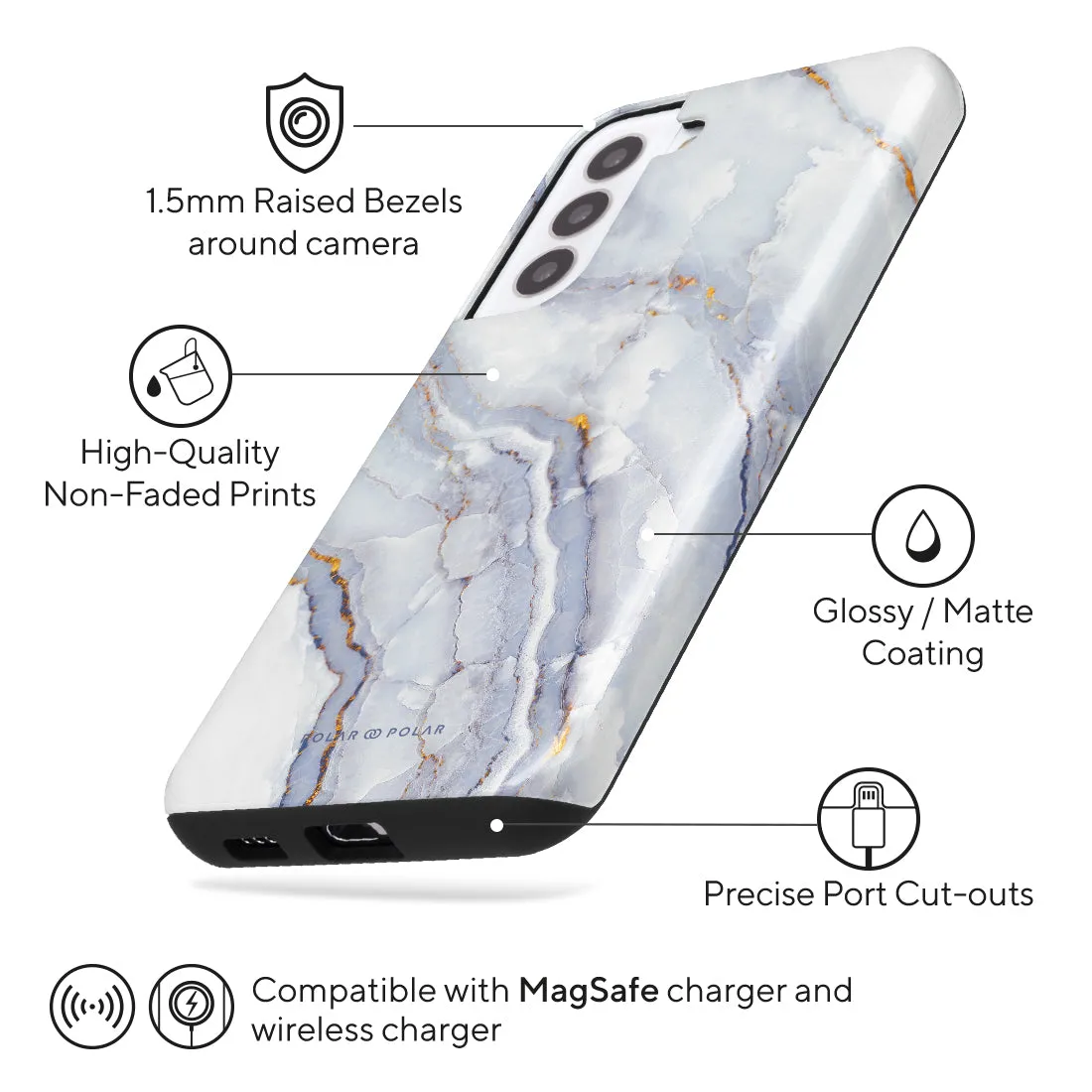 Arctic Ocean Custom - Samsung Galaxy S22  5G Case