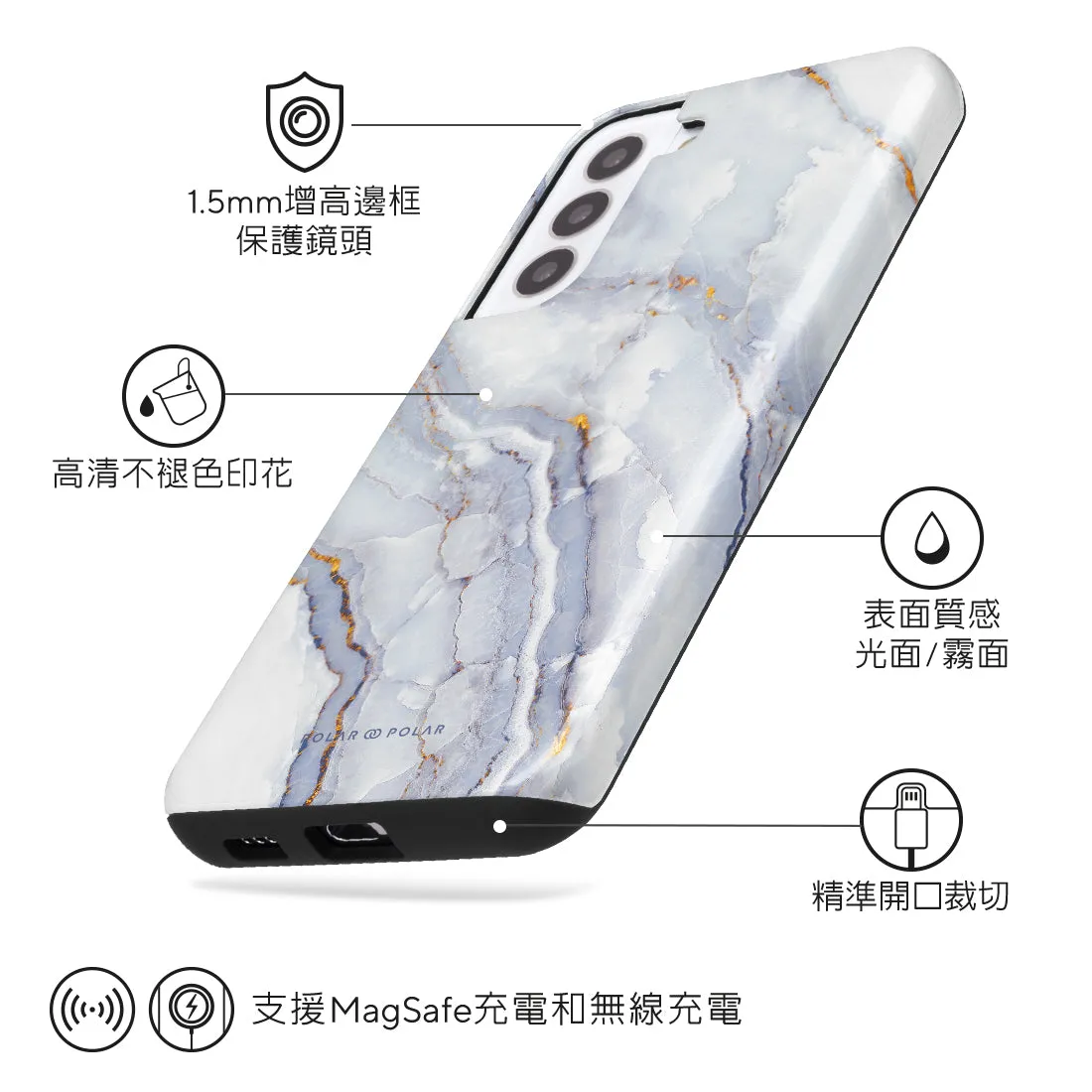 Arctic Ocean Custom - Samsung Galaxy S22  5G Case