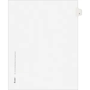 Avery® Individual Legal Exhibit Dividers - Avery Style - Unpunched