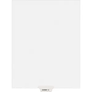 Avery® Individual Legal Exhibit Dividers - Avery Style - Unpunched