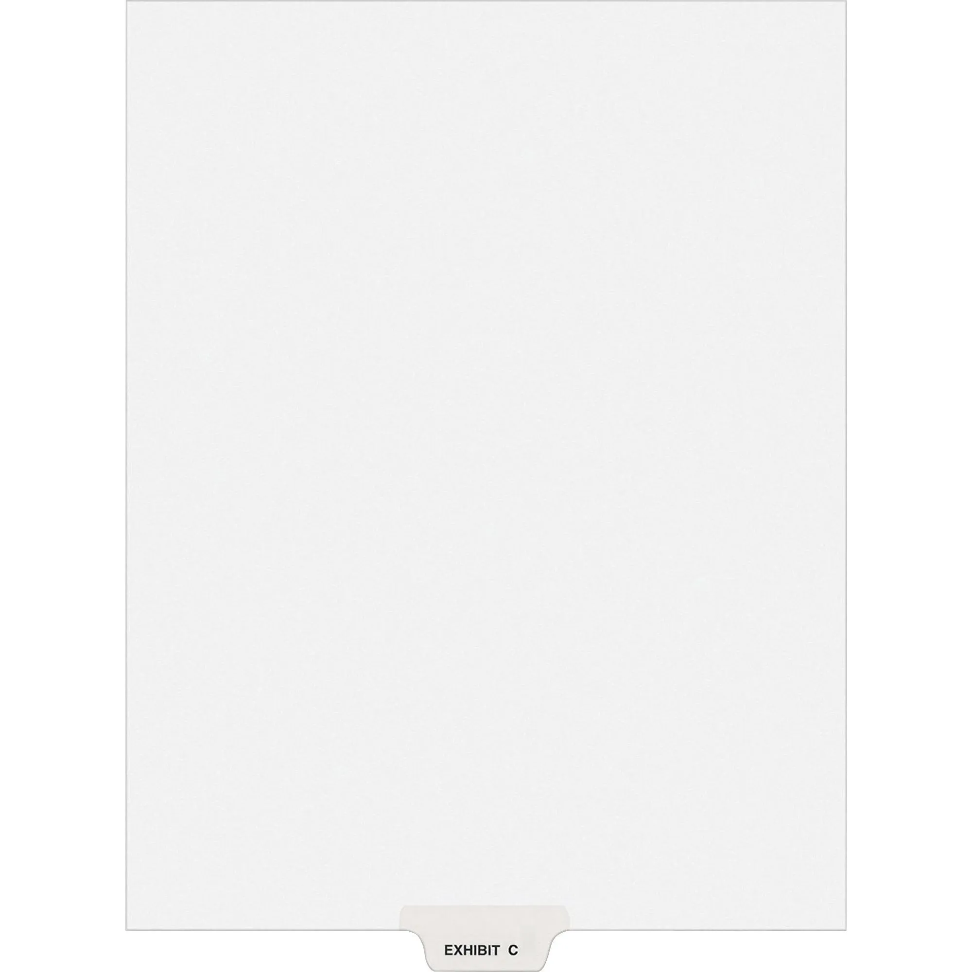 Avery® Individual Legal Exhibit Dividers - Avery Style - Unpunched