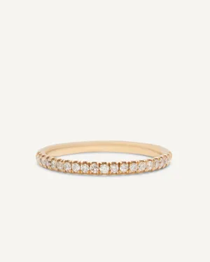 Baby Eternity Band – White Diamond