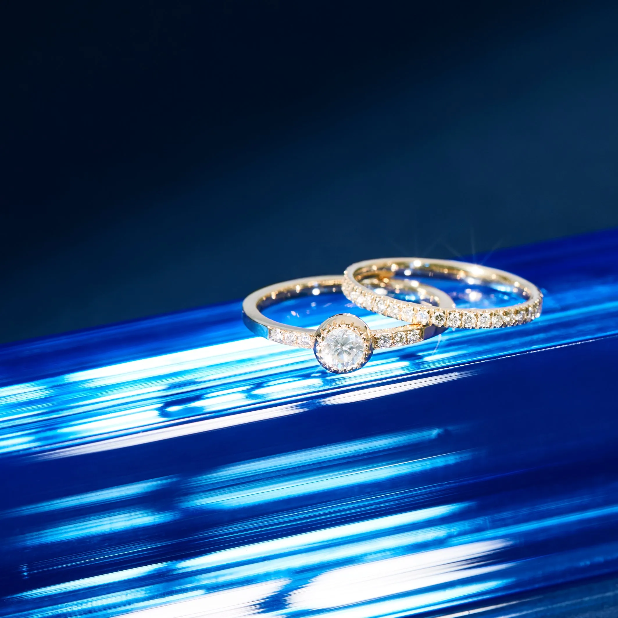 Baby Eternity Band – White Diamond