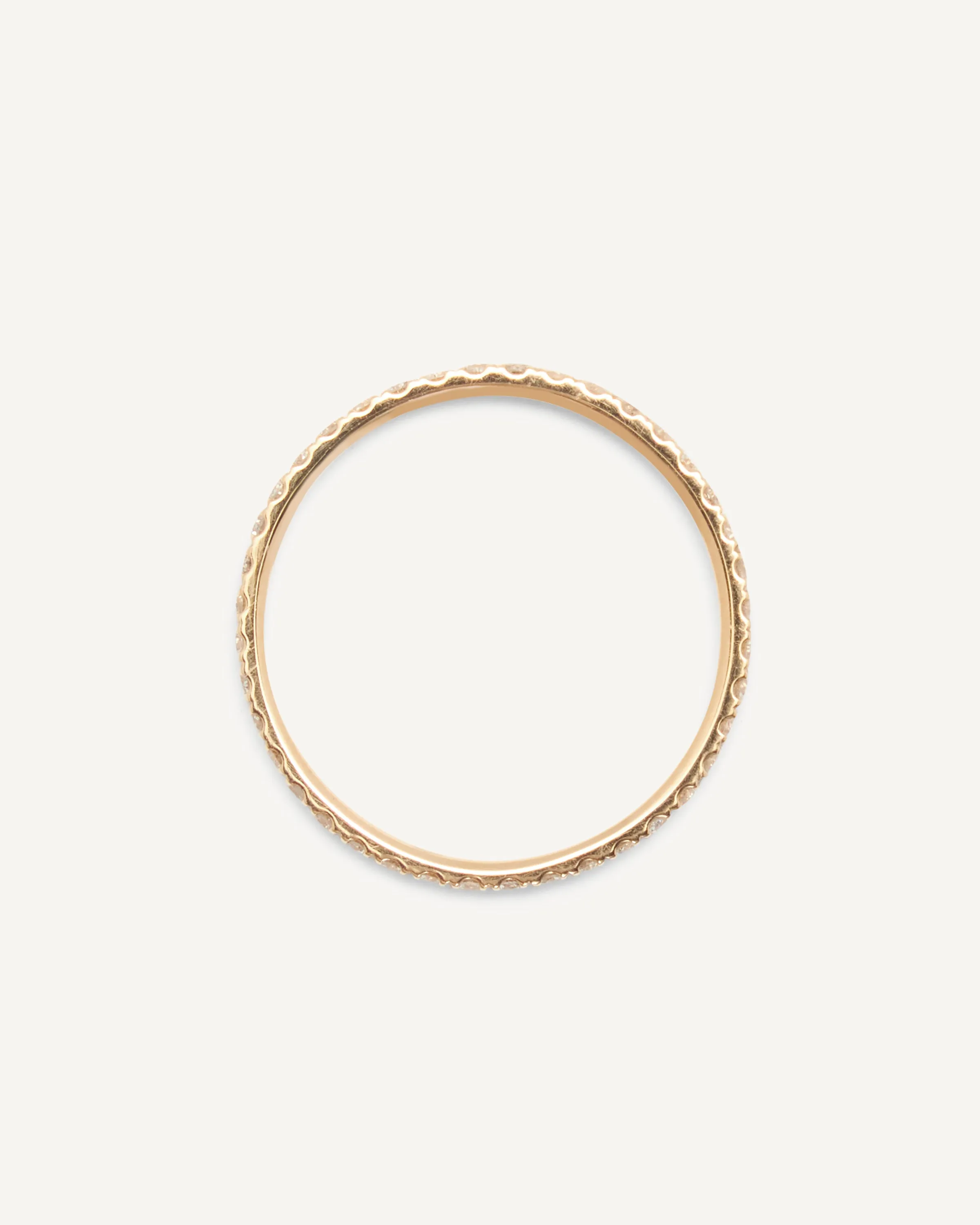 Baby Eternity Band – White Diamond