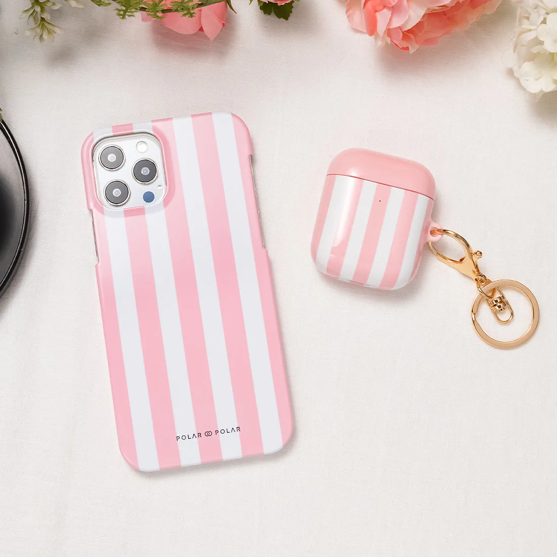 Baby Pink Stripe Custom - iPhone 12 Pro Case