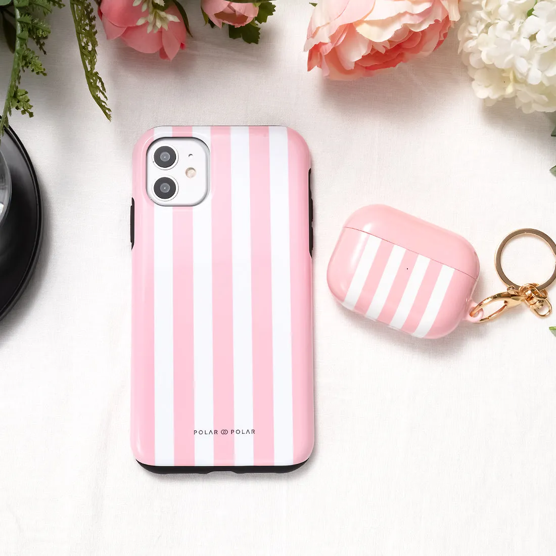 Baby Pink Stripe Custom - iPhone 12 Pro Case