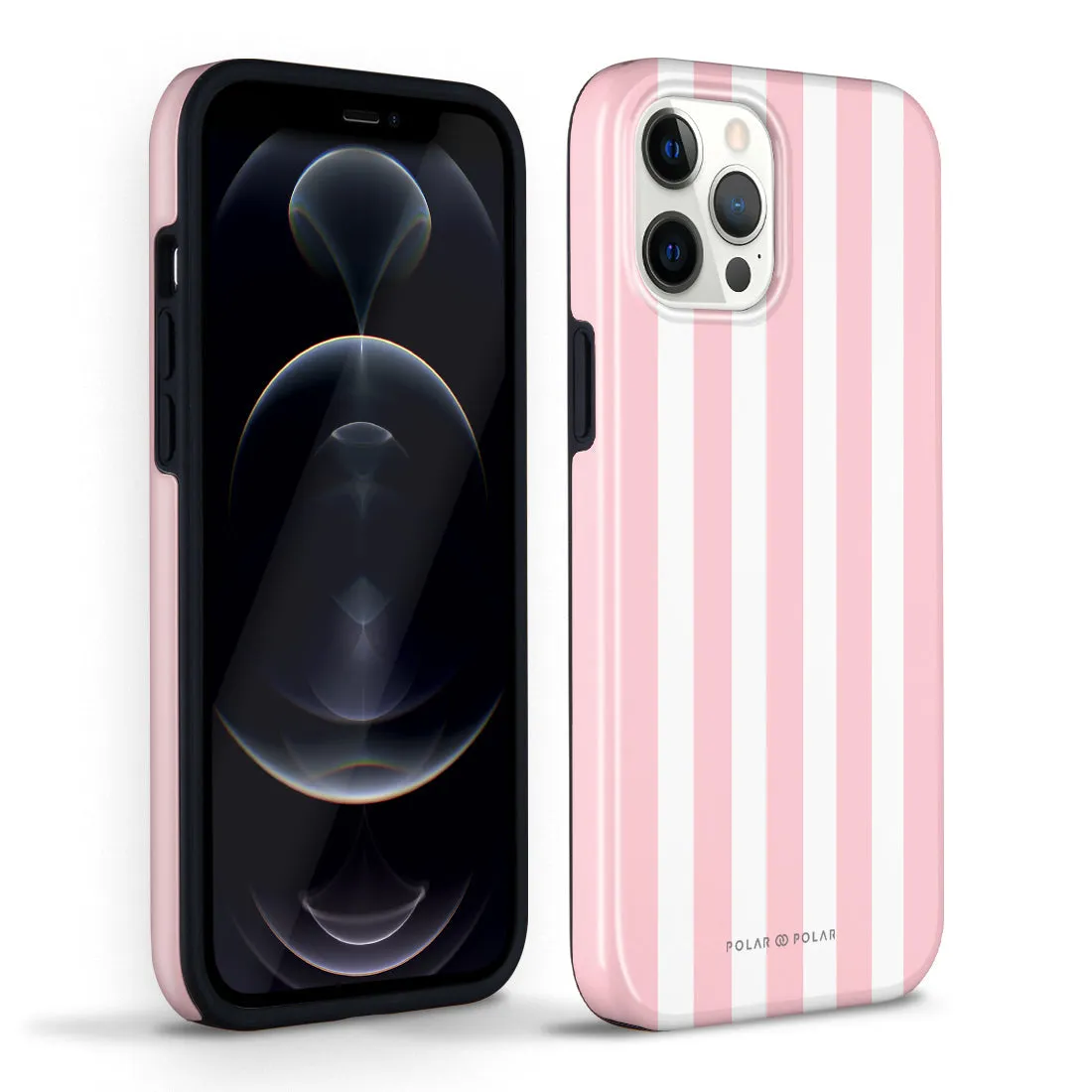 Baby Pink Stripe Custom - iPhone 12 Pro Max Case
