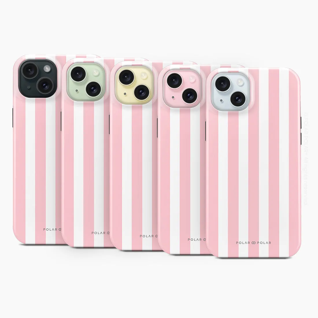 Baby Pink Stripe - iPhone 15 Case