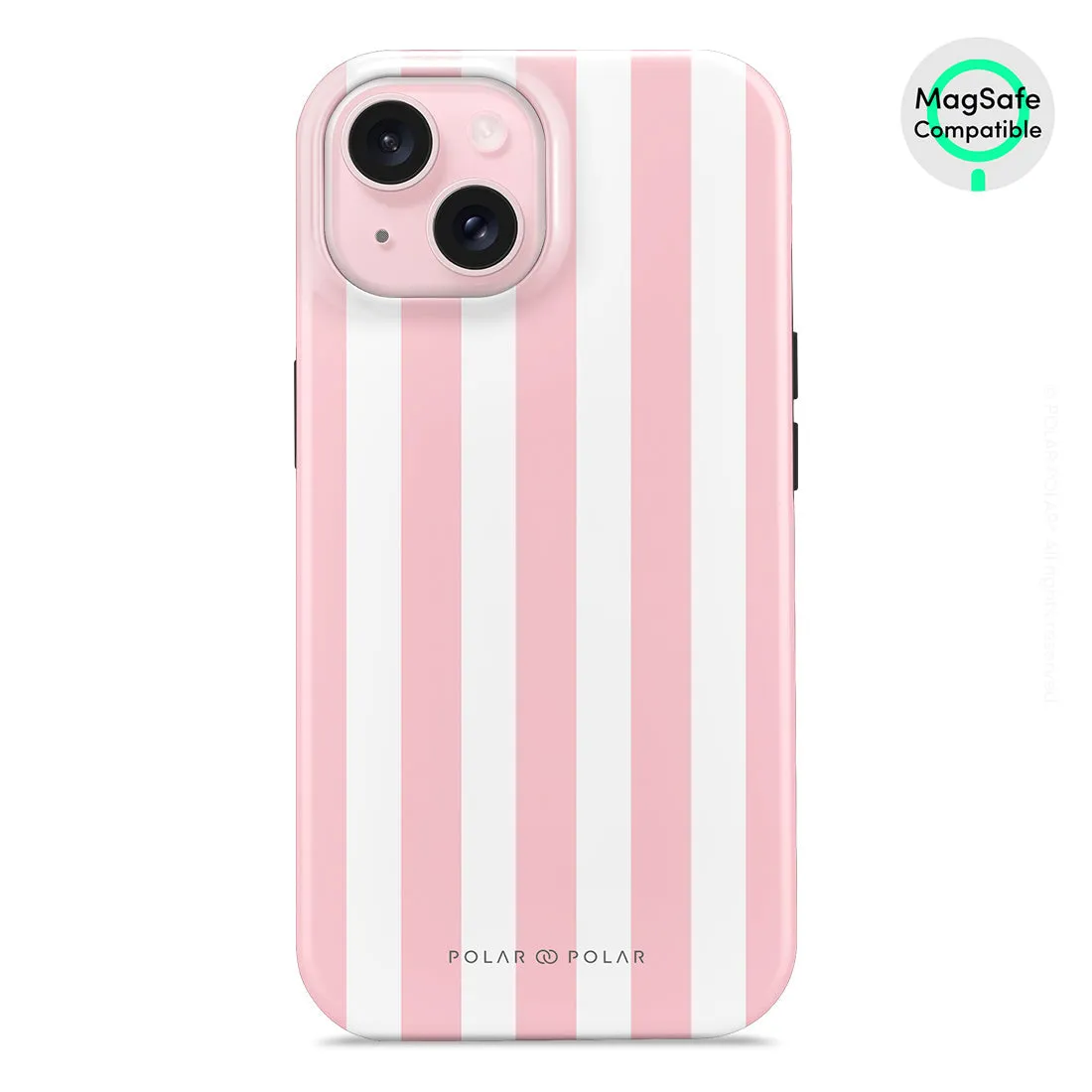 Baby Pink Stripe - iPhone 15 Case