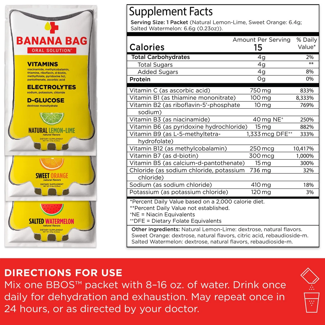 BANANA BAG ORAL SOLUTION - For POTS Syndrome